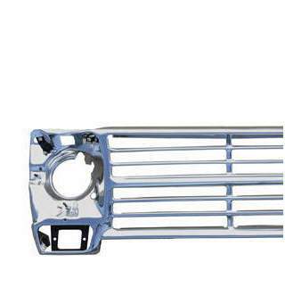 Bright Aluminum Grill Shell (Headlight Doors and Park lights, not included) 1968-1969 (C9TZ-8200-A)