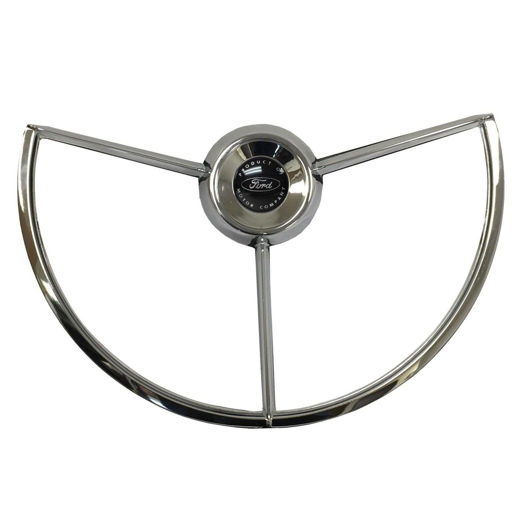 Horn Ring, CHROME (complete assembly, ready to twist in) 1961-70 (C0TZ-13A805-A)