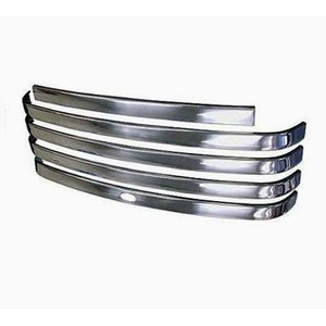 Polished stainless steel, ford truck, grill bars (set of 5) 1948-50 (7C-8332)