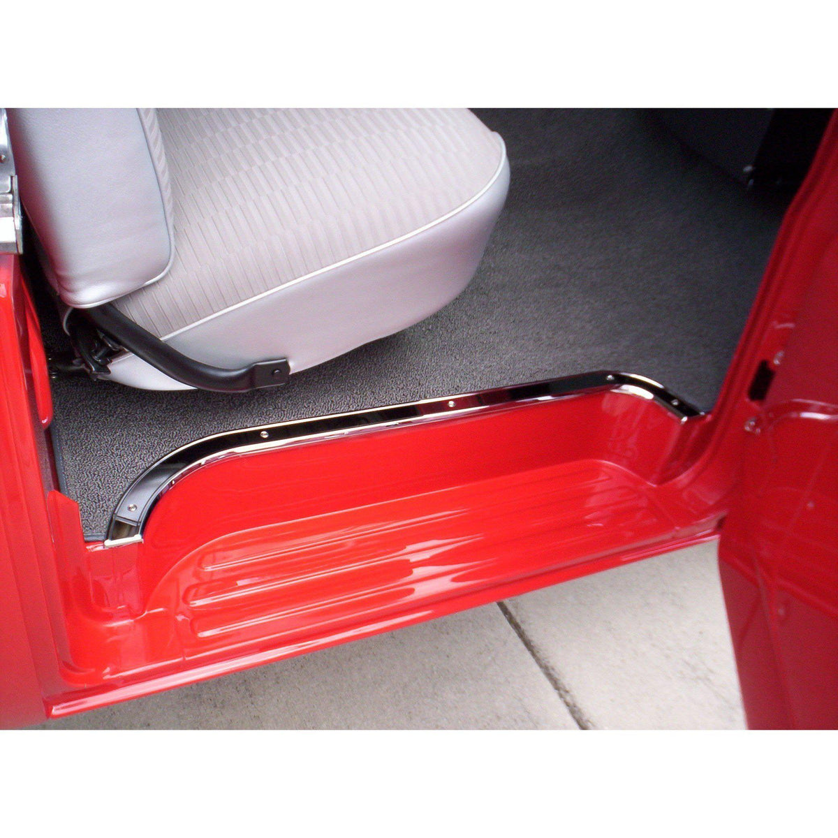 Scuff plates, BILLET aluminum (holds down the edge of your carpet