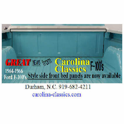 Buy Ford F100 and F250 Truck Style Side Front Bed Panels by Carolina Classics