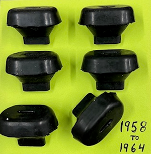 Hood bumper kit 1958-64 (B8C-16761)