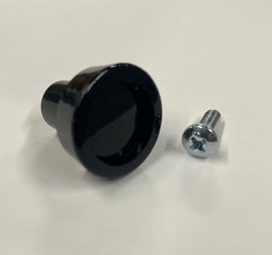 Glove box door knob, (black) 1957-58 (B7C-8101656)