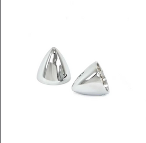 Chrome Door Mirror Bullet Caps - Pair - 53-66 Ford F100 F250. carolina-classics.com 