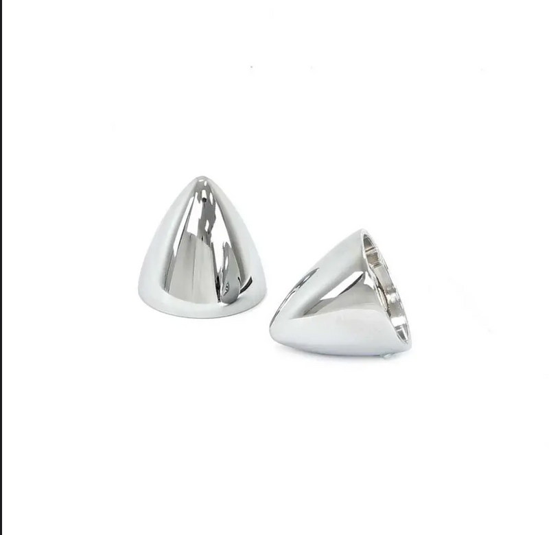 Chrome Door Mirror Bullet Caps - Pair - 53-66 Ford F100 F250. carolina-classics.com 