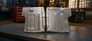 1961-64 Floor Pans.  USA Made. Carolina-Classics.com 