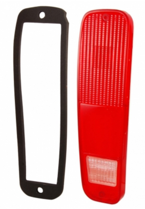 Tail light lens, L.H., (for style side trucks) 1974-79 (D5UZ -13405-A)