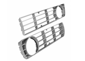 Grill inserts (Molded Sliver Plastic ) 1973-75  (D3TZ-8150-PR)