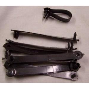 Black Plastic Wire Straps, Sold in Quantities of 10 (2 3/4" Long, and Fits 1/4" Hole 1948-79 (8272-10)