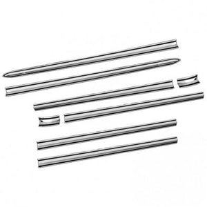 Body side Trim Molding, (complete 8 pc. kit, with clips) Fits LONG BED 1970-72 (D0TZ-8121048-A)