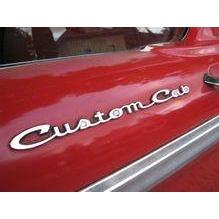 Custom cab door emblem, CHROME 1961-66 (C1TZ-8125622-A)