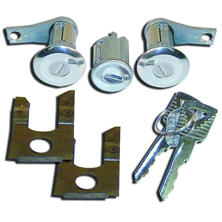 Door Lock & Ignition Cylinder Kit (with keys) 1961-66 (C3AZ-6222050-B)