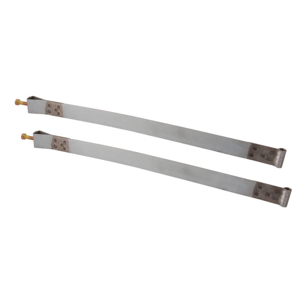 Gas tank straps, sold in pairs only (for gas tanks under the cab) fits 1953-55 (TAAA-9054-PR)
