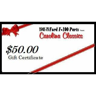 Gift certificate, $50.00 (for when you just aren't sure WHAT he wants) For ANY occasion (Gift)