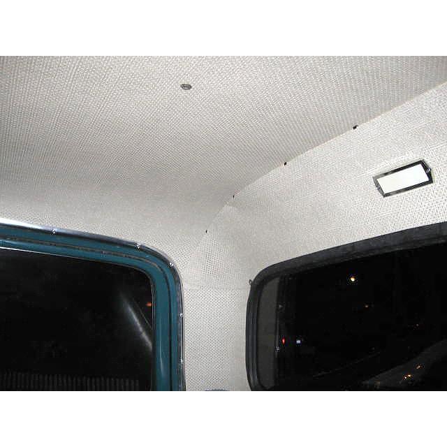 Headliner, 4 piece w/clips (perforated hard board) 1964-66