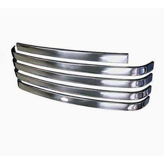 Polished stainless steel, ford truck, grill bars (set of 5) 1948-50 (7C-8332)