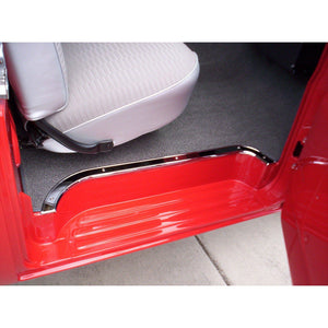 Scuff plates, BILLET aluminum (holds down the edge of your carpet) 1961-64 (sold in pr with S/S screws (C1TZ-8113208-PR)