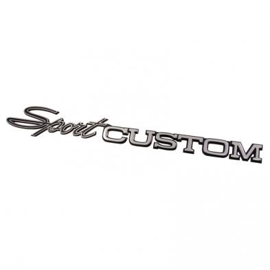Sport Custom emblem, for the side on the bed (need 2 per truck) 1970-72 (D0TZ-9925622-C)