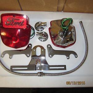 Tail Light Kit complete (all components are polished stainless, with Script lenses)1953-72 (C3TZ-13210-KS)