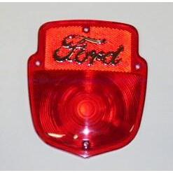 Tail Light Lenses for Step Side Beds (w/script) 1956-66 (B5C-13450-B)