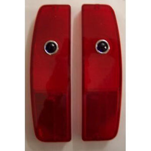 Tail Llight Lens for Style Side trucks W/Blue Dot (sold in pairs) 1964-66 (C4TZ-13450-B)