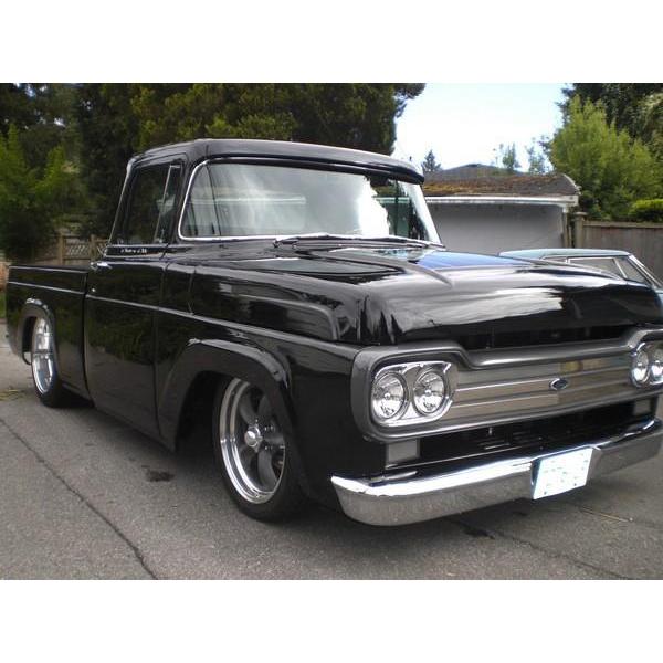 1956 Ford Pickup Truck WITH Chrome Windshield Rubber Seal 1956 Ford Pickup Truck WITH Chrome Windshield Rubber Seal
